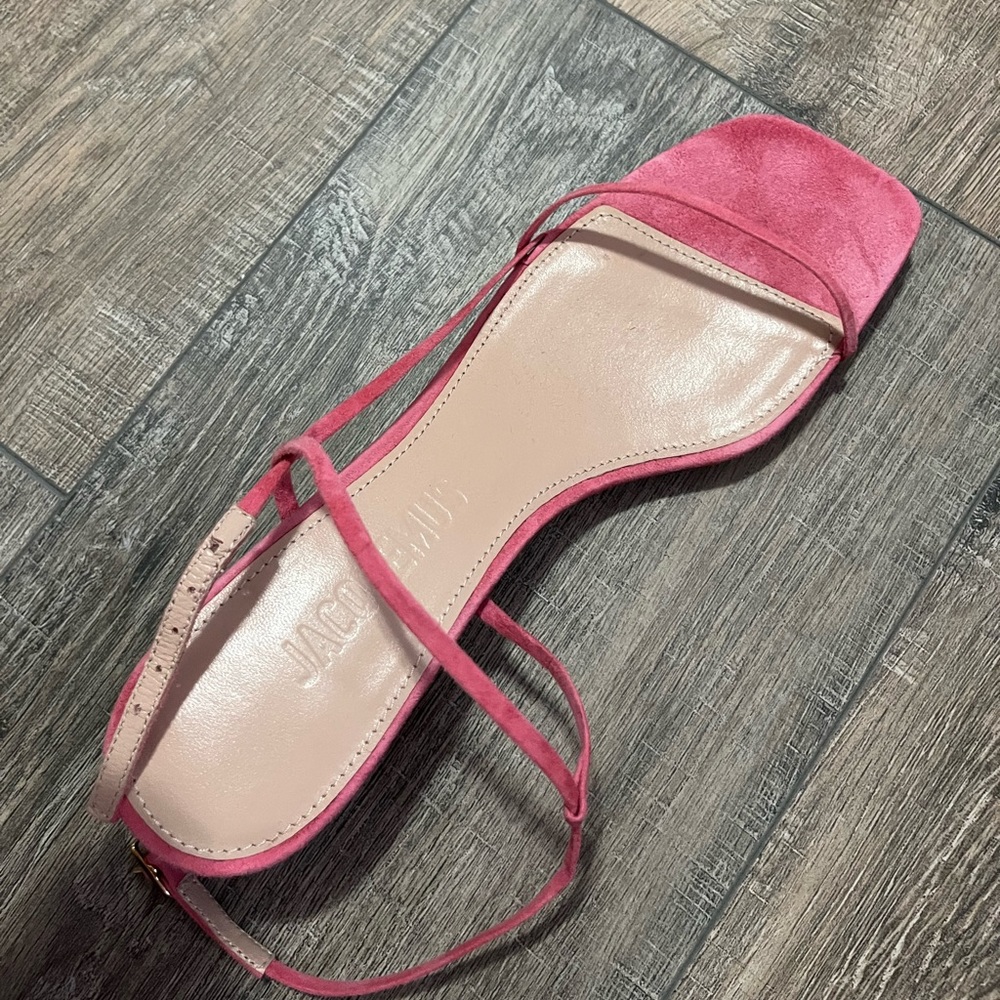 Jacquemus Pink Heeled Sandals - Gem